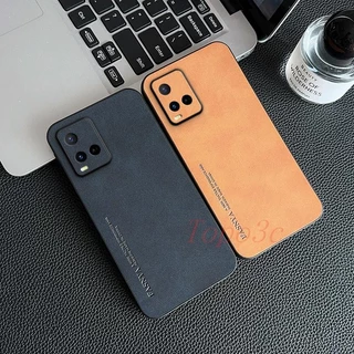 เคส Vivo Y33S Y33T T1X เคสโทรศัพท์หนังธุรกิจสีทึบ YBP