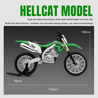 Klt 1:12 Kawasaki KX-450 รถจักรยานยนต์ Diecast รุ่นรถของเล่นรถคอลเลกชันของขวัญสําหรับเด็กเด็กผู้หญิง