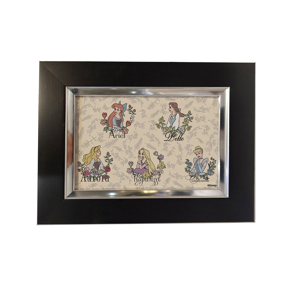 SB Design Square รูปภาพ+กรอบ DISNEY รุ่น PRINCESS MIX สีดำ (38 x 16 x 30 ซม.) แบรนด์ KONCEPT FURNITURE