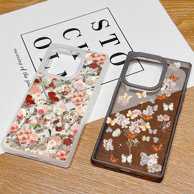 สําหรับ ไอโฟน 16 มือโปร 14 15 บวก 12 13 มือโปร สูงสุด 11 ผีเสื้อพีชสแควร์ตรงชายแดนลดลงกรณีโทรศัพท์อ่อน