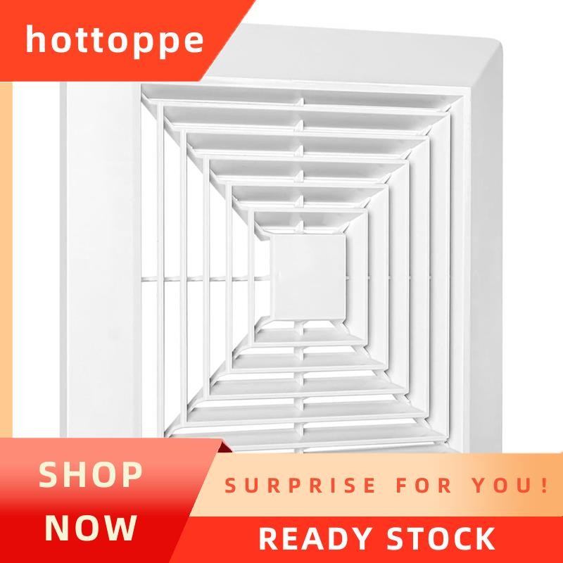 hottoppe ฝาครอบพัดลมดูดอากาศในห้องน้ําพร้อมชิ้นส่วนทดแทนสปริงสําหรับเพดานสี่เหลี่ยมหรือพัดลมดูดอากาศแบบติดผนัง, ห้องน้ํา