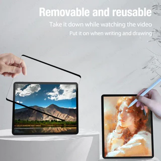 ฟิล์มกันรอยหน้าจอระบบแม่เหล็กสำหรับSamsung Galaxy Tab S10+/S8+/S9+/S7 FE /S8/S7 A9+และเขียนลงสีได้อย่างคมชัดฟิล์มด้าน