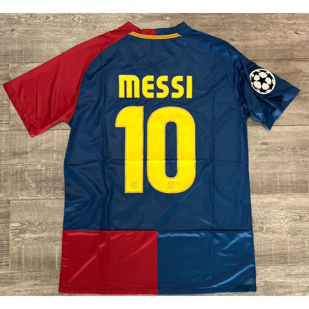 Messi Shirt 2008/09 Retro Iniesta Henry Football
