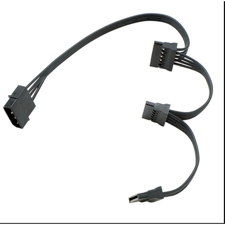 สาย Molex to Sata สายไฟเข้าMolex แยกออกเป็นไฟSata หลายสาย