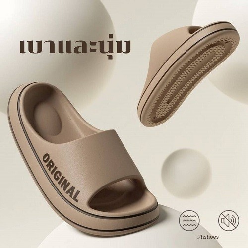 พร้อมส่ง รองเท้าแตะผู้ชาย เบาและนิ่ม ใส่ได้ทั้งชายและหญิง ใส่ในบ้านและใส่นอกบ้าน x024