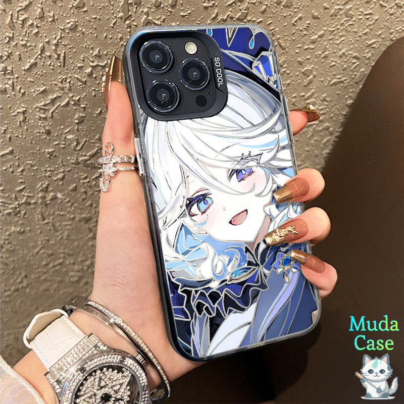 แฟชั่น เคสโทรศัพท์ OPPO Genshin Impact Furina OPPO A38 A17 A17K A15 A57 A31 A7 A54 A16 A58 A3S A9 A78 A54 A96 – โปรปัง