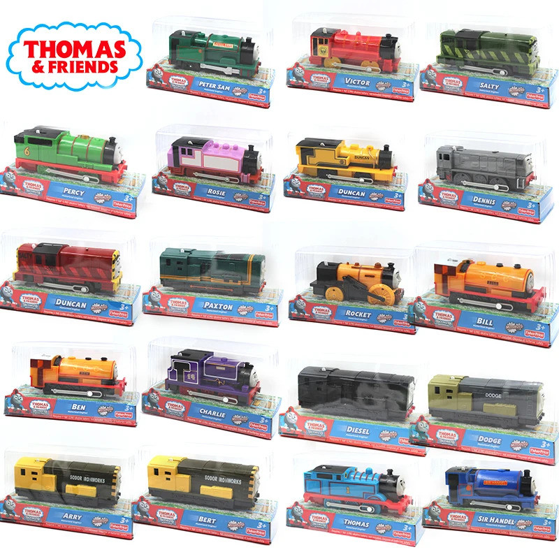 ของแท้ Thomas and Friends trackmaster Train Thomas Edward gorden percy รถไฟฟ้าของเล่นเด็กของเล่นวันเกิด Gift
