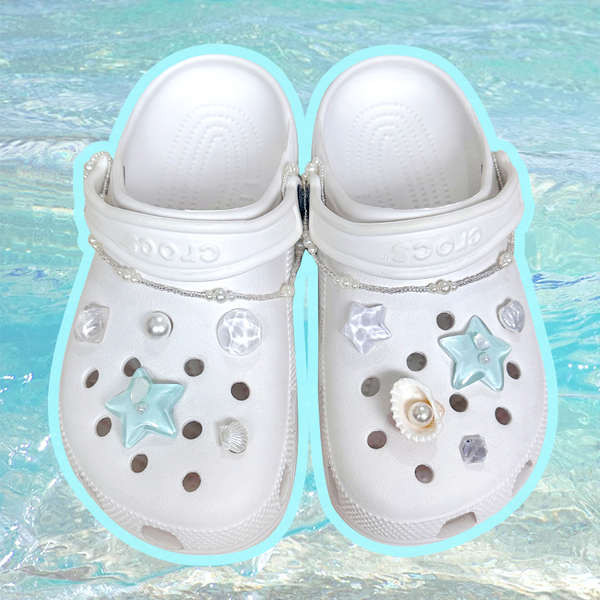 jibbitz crocs jibbitz อุปกรณ์เสริมรองเท้ารูปดาวทะเลระดับไฮเอนด์ diy Kellocchi crocs อุปกรณ์ตกแต่งรอง