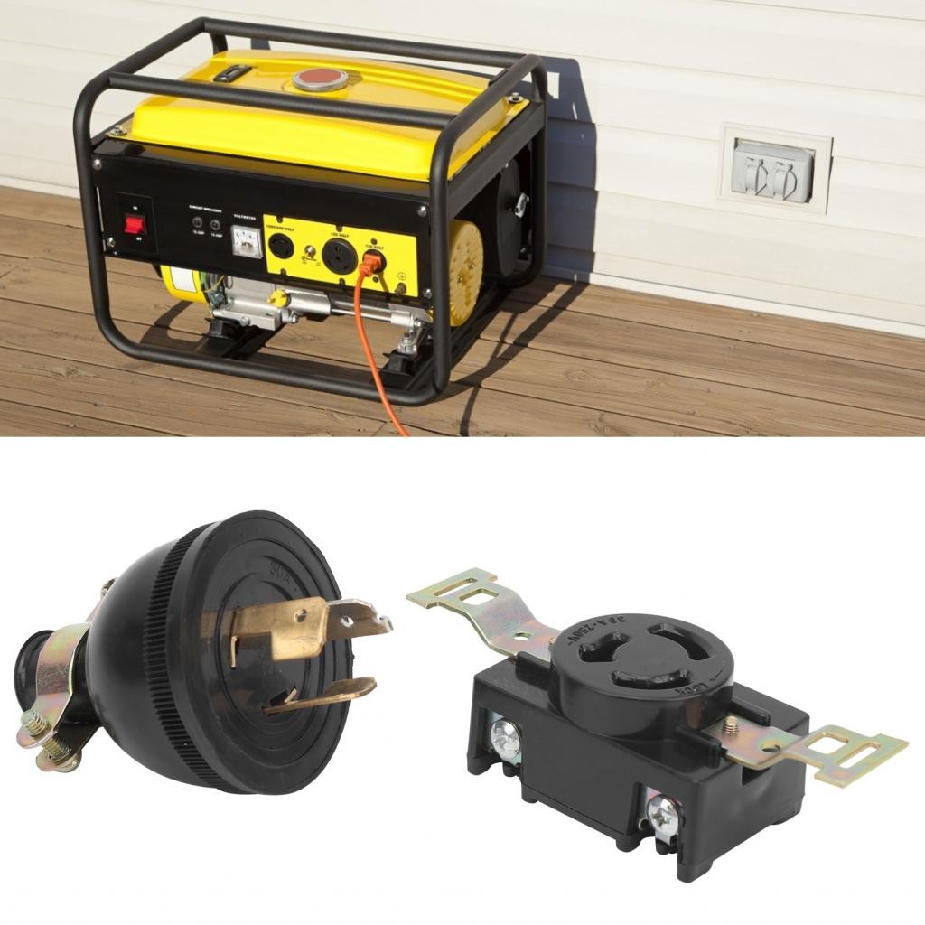 เครื่องกำเนิดไฟฟ้า 3 รูซ็อกเก็ตปลั๊ก Single-Phase ทองแดงชิ้นส่วนเครื่องยนต์ดีเซล 3/5/6.5/8KW