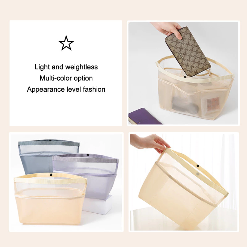 Evertoner Ultralight Liner สําหรับ Longchamp กระเป๋าถือกระเป๋าแต่งหน้าสนับสนุนแบบพกพาใส่กระเป๋า Organizer thumbnail 4
