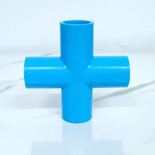 ข้อต่อ PVC สามทางมุม สี่ทางบวก สี่ทางฉาก ห้าทางฉาก (เกษตร & DIY): 1/2" (4 หุน), 3/4" (6 หุน) และ 1 นิ้ว ข้อต่อท่อ พีวีซี