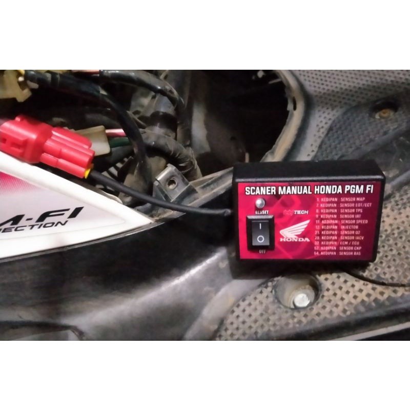 เครื่องมือรีเซ็ต HONDA FI ECU MANUAL
