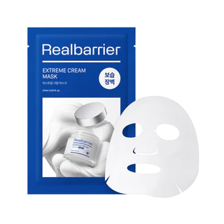 Real Barrier เรียล แบริเออร์ เอ็กซ์ตรีม ครีม มาสก์ 1 แผ่น