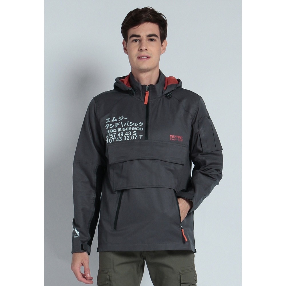 MGTAC Jacket Parka Jacket Anorak Knight C002 สีเทา