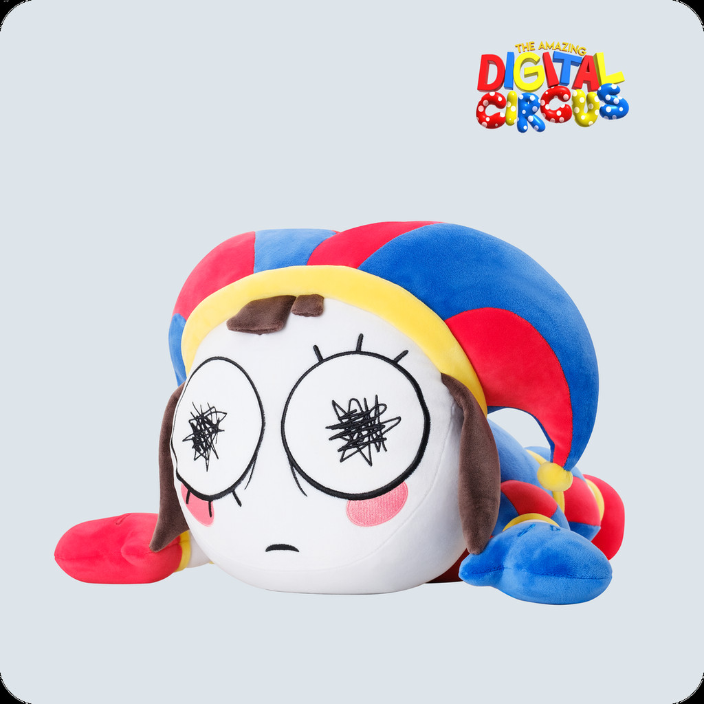 ตุ๊กตา Pomni ขนาดใหญ่ - The Amazing Digital Circus 3 Pomni ตุ๊กตาของเล่น 43 ซม. paca3ph
