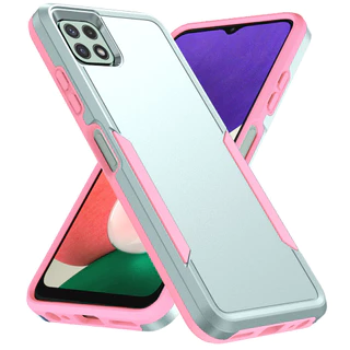 สําหรับ Samsung Galaxy A22 5G เคสโทรศัพท์สีคู่ Pioneer ใหม่พร้อมฝาครอบป้องกันสองชั้นคุณภาพสูงและฝาครอบป้องกันการตก