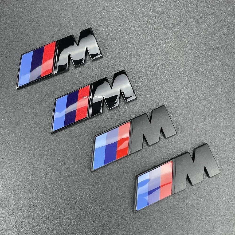 M โลโก้ Fender Emblem Badge ด้านหลังสําหรับ BMW E36 E39 E46 E60 E90 E90 F01 F10 F30 G01 G20 G21 G30 G11 F15 X5 X3 M กีฬา