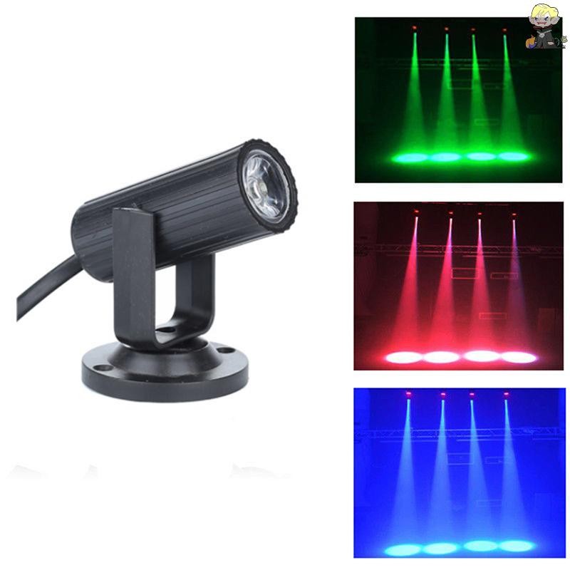 [CL] Rgbw 1W ไฟ LED Stage Spin Pinspot Light Beam Spotlight Party DJ DISCO DMX TH