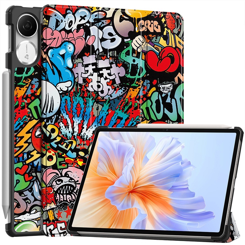 สําหรับ HonorPad Honor Pad V9 กรณี 11.5 นิ้วแฟชั่นทาสีสมาร์ท Folio แท็บเล็ตสําหรับ Honor Pad V9 PadV9 ฝาครอบอัตโนมัติ Sleep/Wake