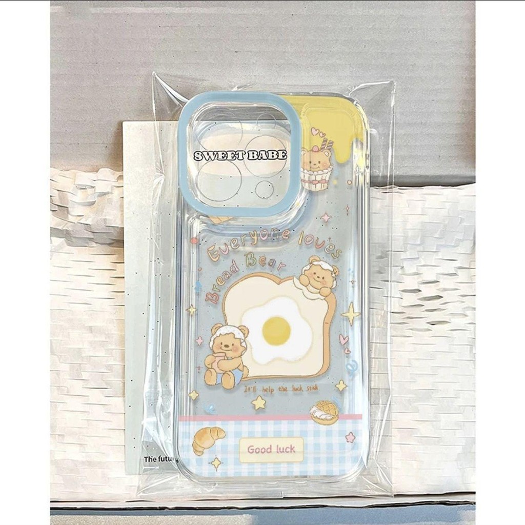 ขนมปังเนยหมีสําหรับOppo A1K A77 A98 A7 A16 K11 A31 A74 A52 A15 A55 A53 A57 A38 A92S A9 A97 A54 A76 A