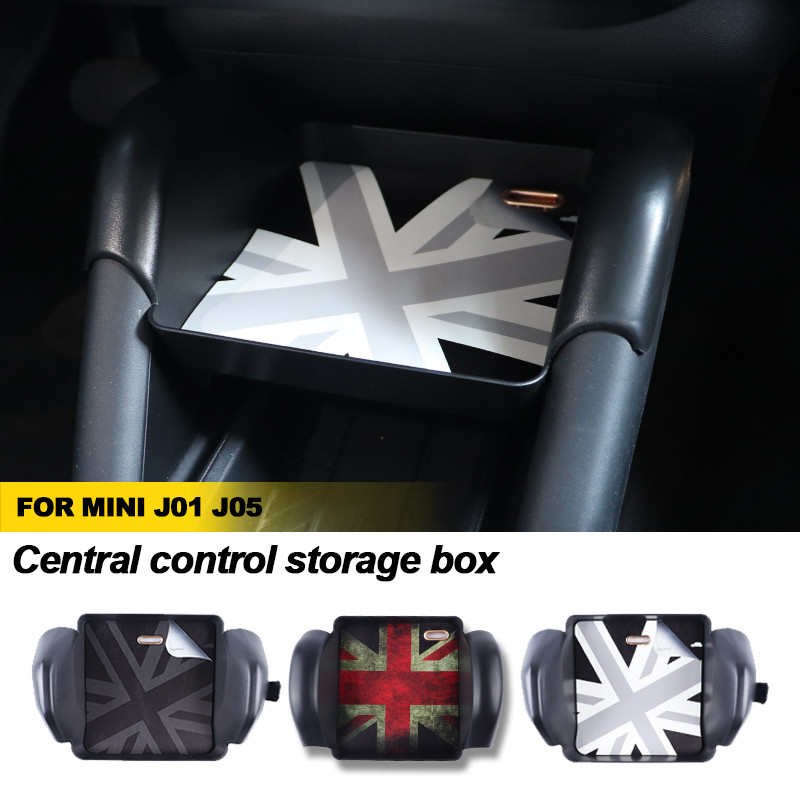 รถ Central Control กล่องเก็บตกแต่งสําหรับ MINI Cooper J01 J05 2024 2025 ตกแต่งอุปกรณ์ตกแต่งภายในรถยนต์ไฟฟ้า