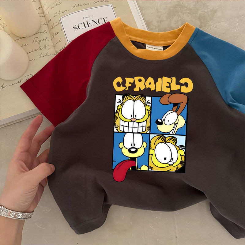 ฤดูร้อนใหม่ เสื้อยืดแขนสั้นผ้าฝ้ายแท้สำหรับเด็ก เสื้อยืดลายการ์ตูนสำหรับเด็กผู้ชาย เสื้อยืดแขนสั้นแบบแพทช์เวิร์ค เสื้อเด็กผู้หญิงที่มีสไตล์ - รูปที่ 7