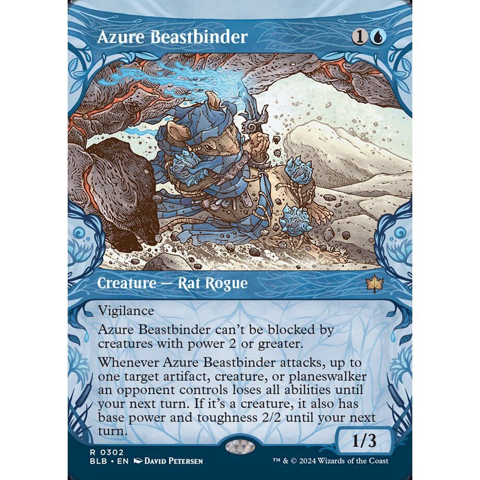 Wanzhi ยี่ห้อ Azure Beastbinder Azure Beastbinder ภาษาอังกฤษภาพวาดที่แตกต่างกัน BLB