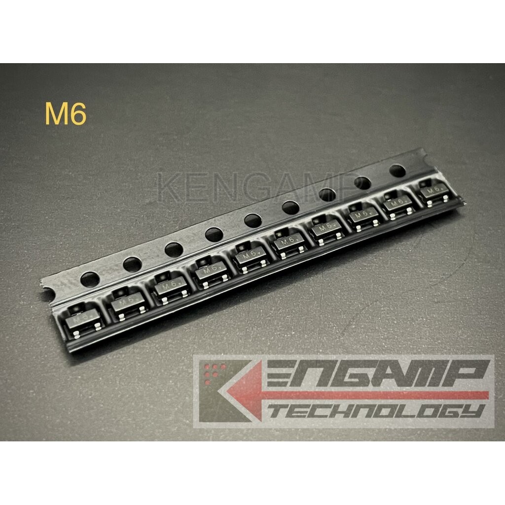 (10ตัว)[TR] M6 S9015 SOT-23 HOTTECH