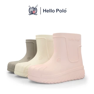 Hello Polo รองเท้ายางeva กันน้ำ แฟชั่น รองเท้าบูทหุ้มข้อ รองเท้าบูทกันฝน รองเท้าบูทบูทกันน้ำ Size 36-41 HP8029