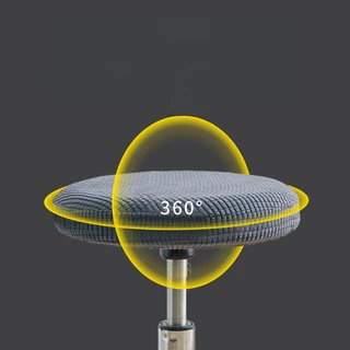 ผ้าคลุมเบาะสตูลทรงกลม 360° เก้าอี้ป้องกันแบบห่อ เนื้อผ้านุ่มและยืดหยุ่น
