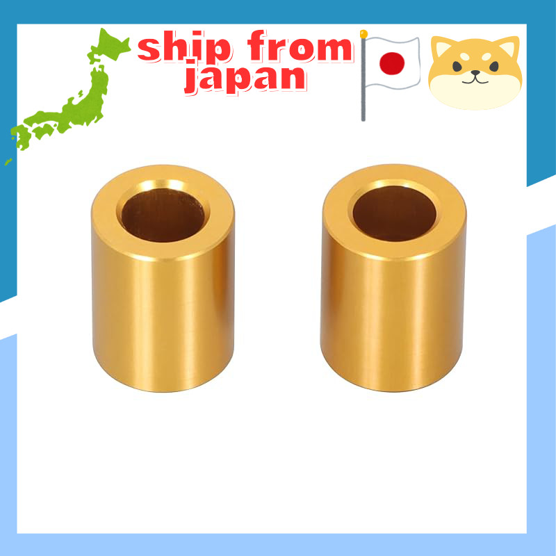 KITACO Aluminum Axle Color Set for CT125 Hunter Cub and Super Cub C125 - Front, Black/Gold Options