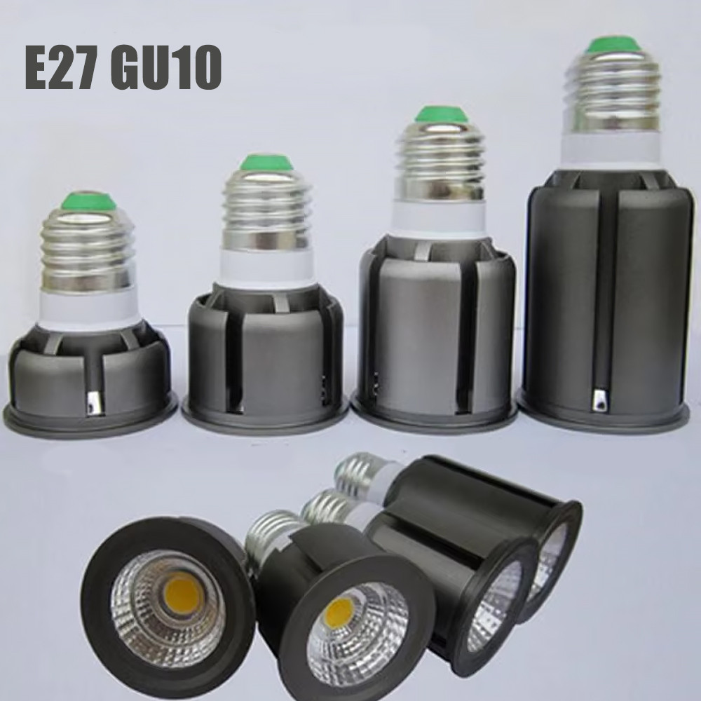 High Power GU10 E27 COB หลอดไฟ LED 9W 12W 15W 20W 25W Super Bright เปลี่ยนหลอดไฟดาวน์ไลท์ 3000/4000/6000K ในร่ม Spot Lighting AC85-265V