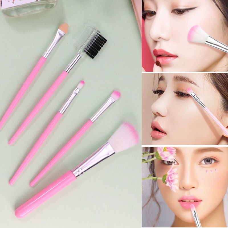 SR-shop: แปรงแต่งหน้า brush set เซต 5 ชิ้น