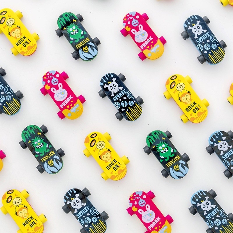 PS 907 Skateboard Character School Pencil Eraser
