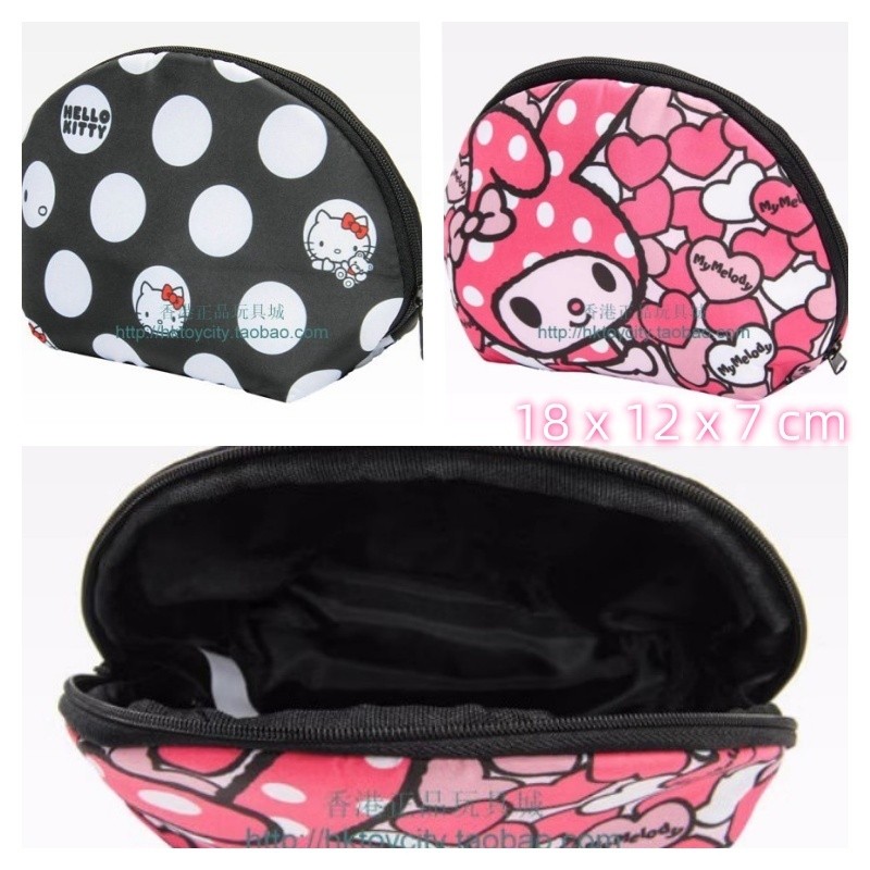 Japan Sanrio Kitty Melodty Light Weight Stuffed Cosmetic Bag Coin Purse 584613