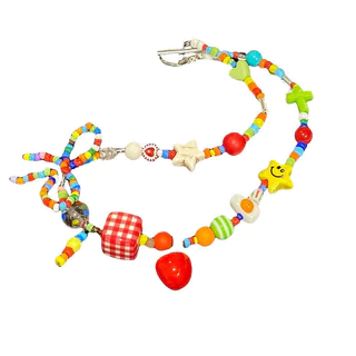Summer Colours โบว์ เชือกลูกปัด เค้นคอสาว สร้อยคอ ภาพถ่ายการเดินทางวันหยุด