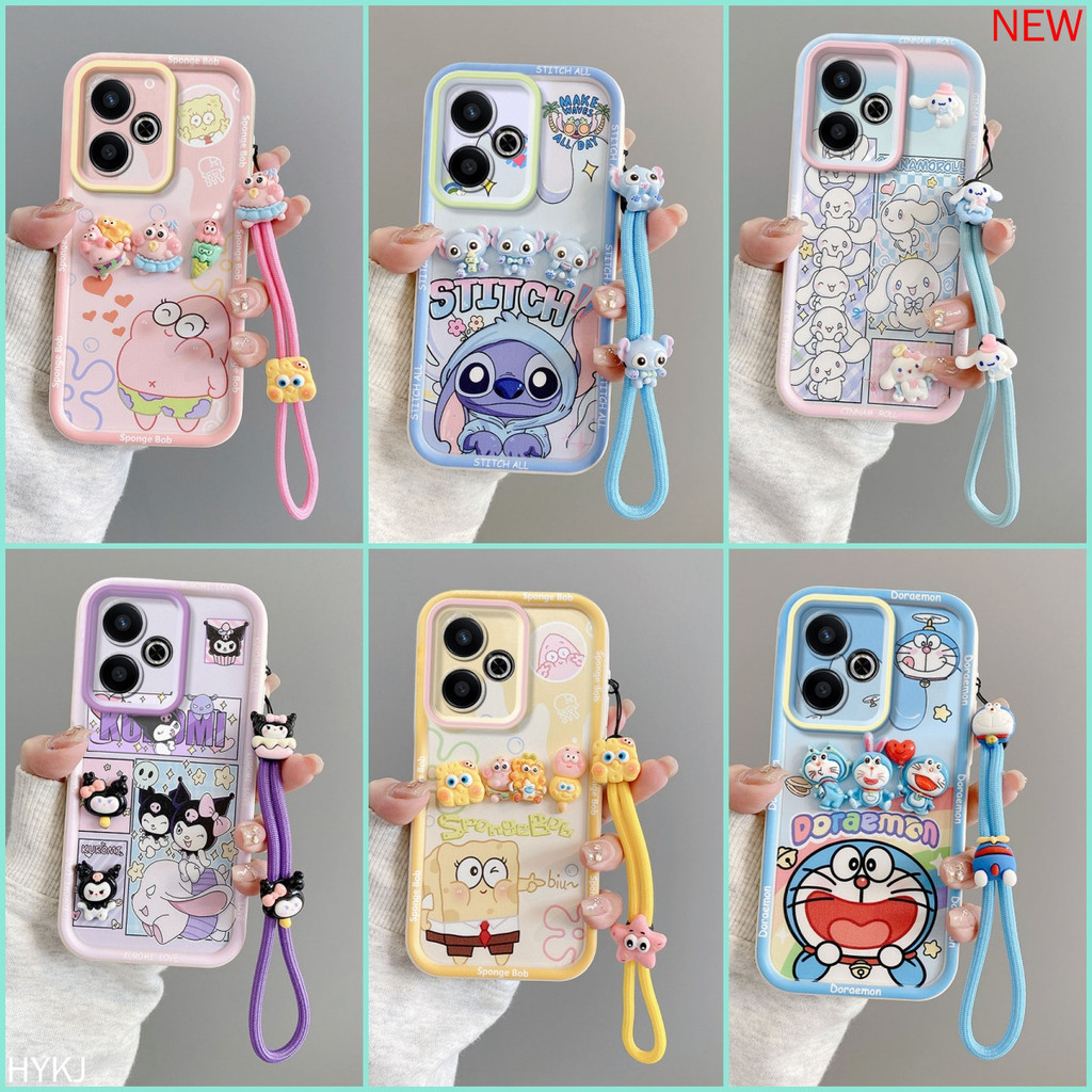 เคส OPPO A79 5G Anti fall อะนิเมะการ์ตูน TPU ซิลิโคนอ่อนนุ่ม 3D เคสโทรศัพท์น่ารัก XXLK