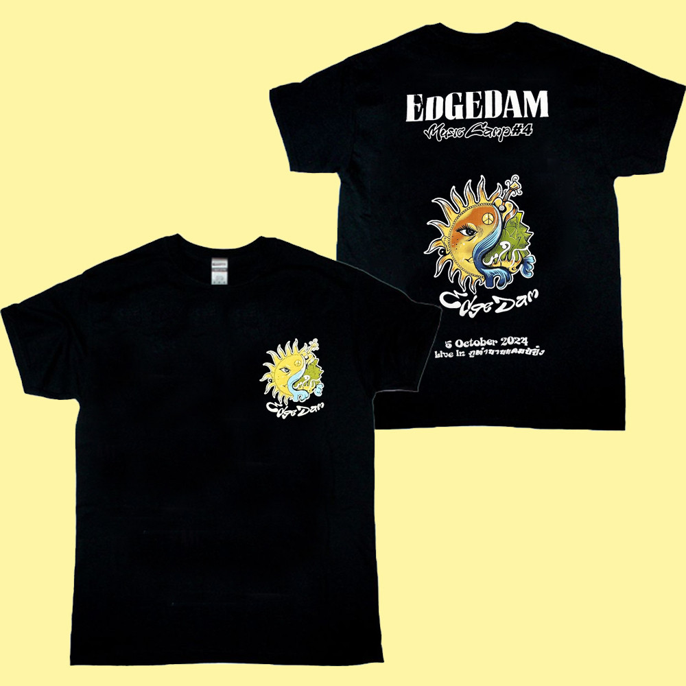 🌻เสื้อคณะขวัญใจ 🌻 เสื้อคณะขวัญใจ 【พร้อมส่ง】 คณะขวัญใจ EDGEDAM MUSIC CAMP #4 เสื้อยืดวงs-5xl