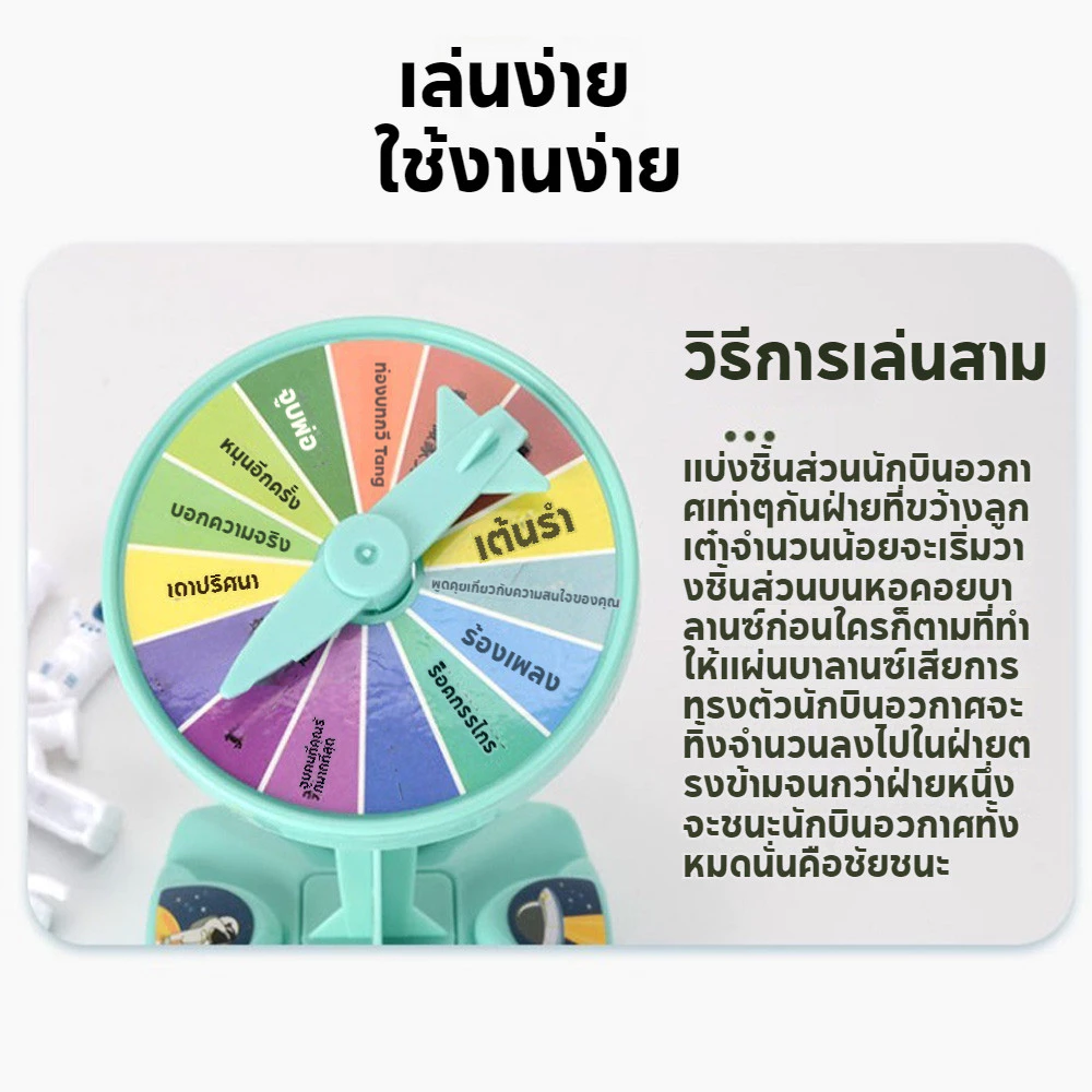 บอร์ดเกมสมดุลต้นไม้นักบินอวกาศ ของเล่นเสริมพัฒนาการ thumbnail 8