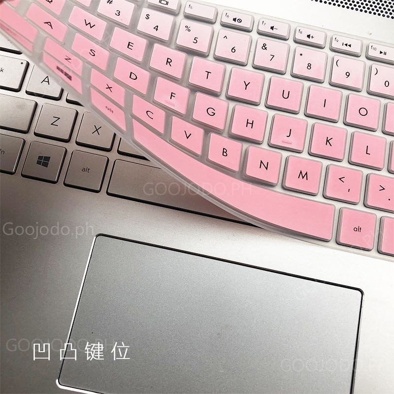 ฝาครอบคีย์บอร์ด HP pavilion 15 15s series ซิลิโคน 15 นิ้ว 15.6 แล็ปท็อปคีย์บอร์ดป้องกันผิว HP 15s-du 15s-dy-tx 15s-fd-tu/ns/ne 15-cc707tx 15-cs 15-ck 15-dk แป้นพิมพ์