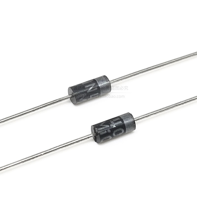 1n4007 วงจรเรียงกระแสไดโอด In-Line DO-41 IN4007 1A 1200V 58 มม.ยาวถักเข็มขัดแพ็ค