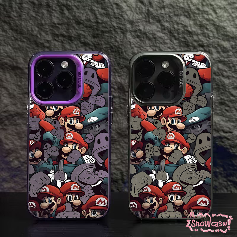 การ์ตูนที่น่าสนใจรูปแบบมาริโอ เคสRedmi 12 12C 13 10C 10A 9A 9T 9 10 A1 A2 9C NFC Note 11 10 8 13 9 12 Pro Max Mi 11 Lite