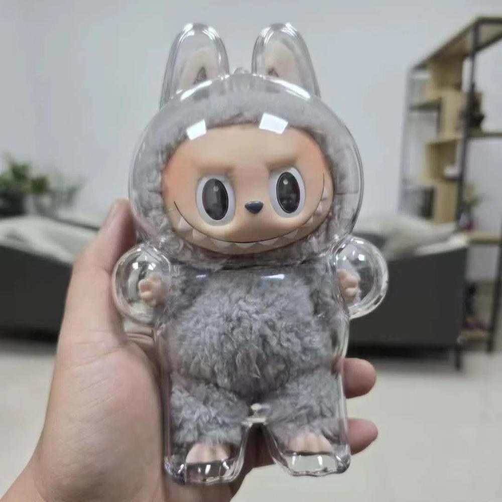 Tumzap Labubu Protective Shell กันน้ําป้องกันการสูญหาย|Labubu Storage Bag, Collectible Peadant Dustproof Portable Doll 3D Display Box Daily