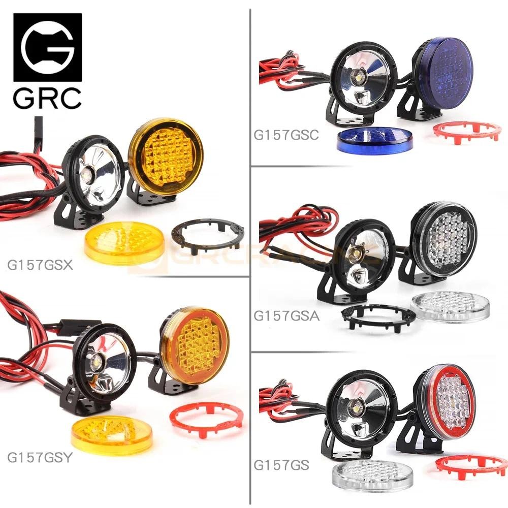Grc 1/8 1/10 1/18 RC รถไฟ LED จําลองปีนเขา 22 มม.Charm Spotlight ARB สไตล์กันชนหน้าเสริมแสง G157GS