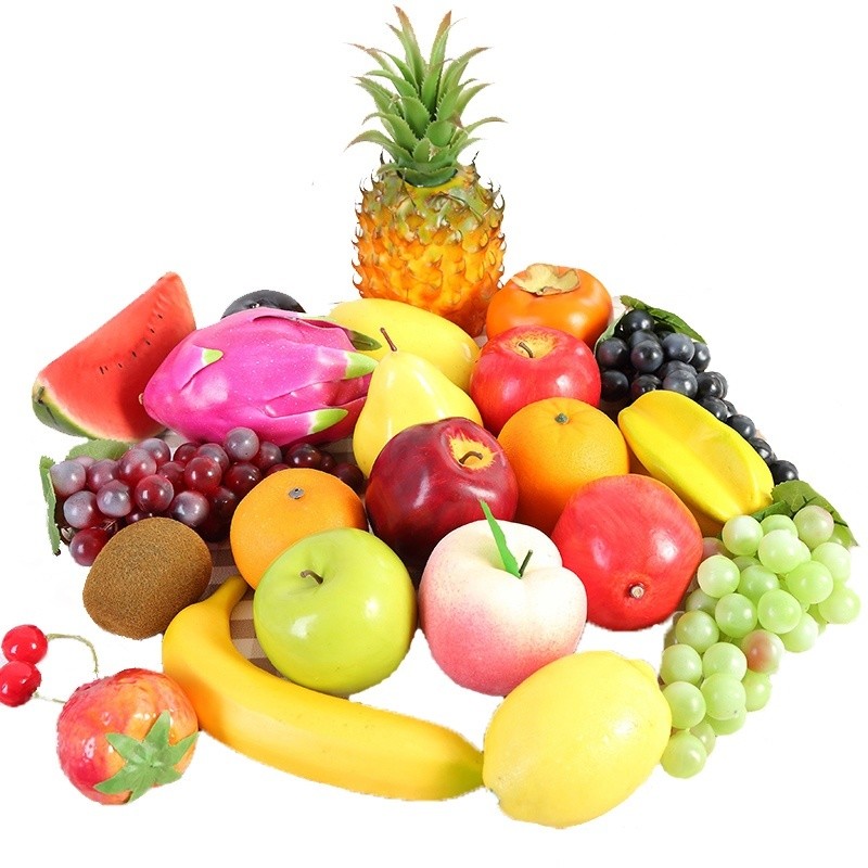 ผักและผลไม้จําลองจําลอง จําลองผลไม้ Apple Apple Night Home Home Home ตกแต่งผัก เค้กผลไม้ 24.10.30