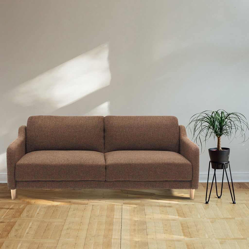 SB Design Square โซฟาเบด รุ่น Malinda สีน้ำตาล (198x87x84 ซม.) แบรนด์ SOFA SOLUTIONS