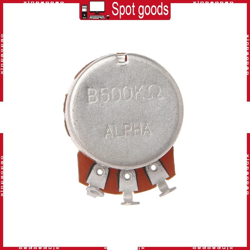 Xi B500K Potentiometer Splined หม้อกีตาร์ไฟฟ้าเบสเอฟเฟกต์ Amp Tone Volume Part