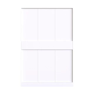 Looms ตู้เสื้อผ้าบานเปิด รุ่น REMUS-C สีขาว (120x56x180 ซม.) แบรนด์ LOOMS