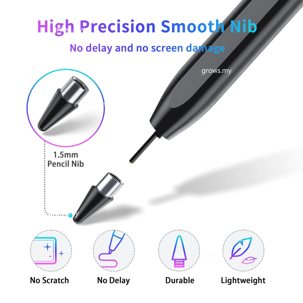 Stylus สําหรับ Xiaomi Pad 7 Pro 11.2"Poco Pad 5G 12.1 "6S Pro 12.4 นิ้ว 6 Max 14 "2024 Pad 7 6 6Pro 5 5Pro Redmi Pad SE 11 10.61 Android Windows โทรศัพท์แท็บเล็ต Capacitive ปากกา thumbnail 3