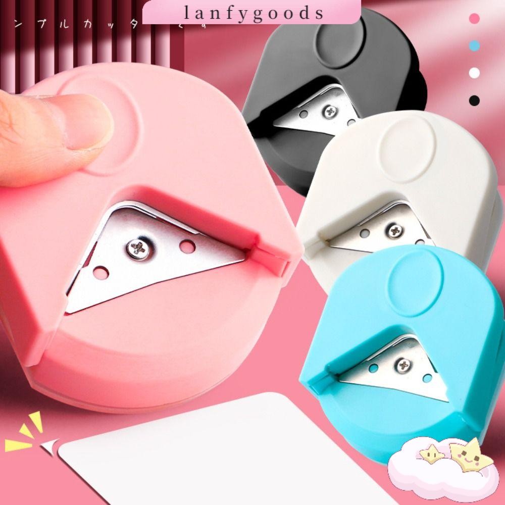 Lanfy R4 มุม Rounder เครื่องเขียน Mini Scrapbooking เครื่องมือแบบพกพามุม Rounder กระดาษ Punch